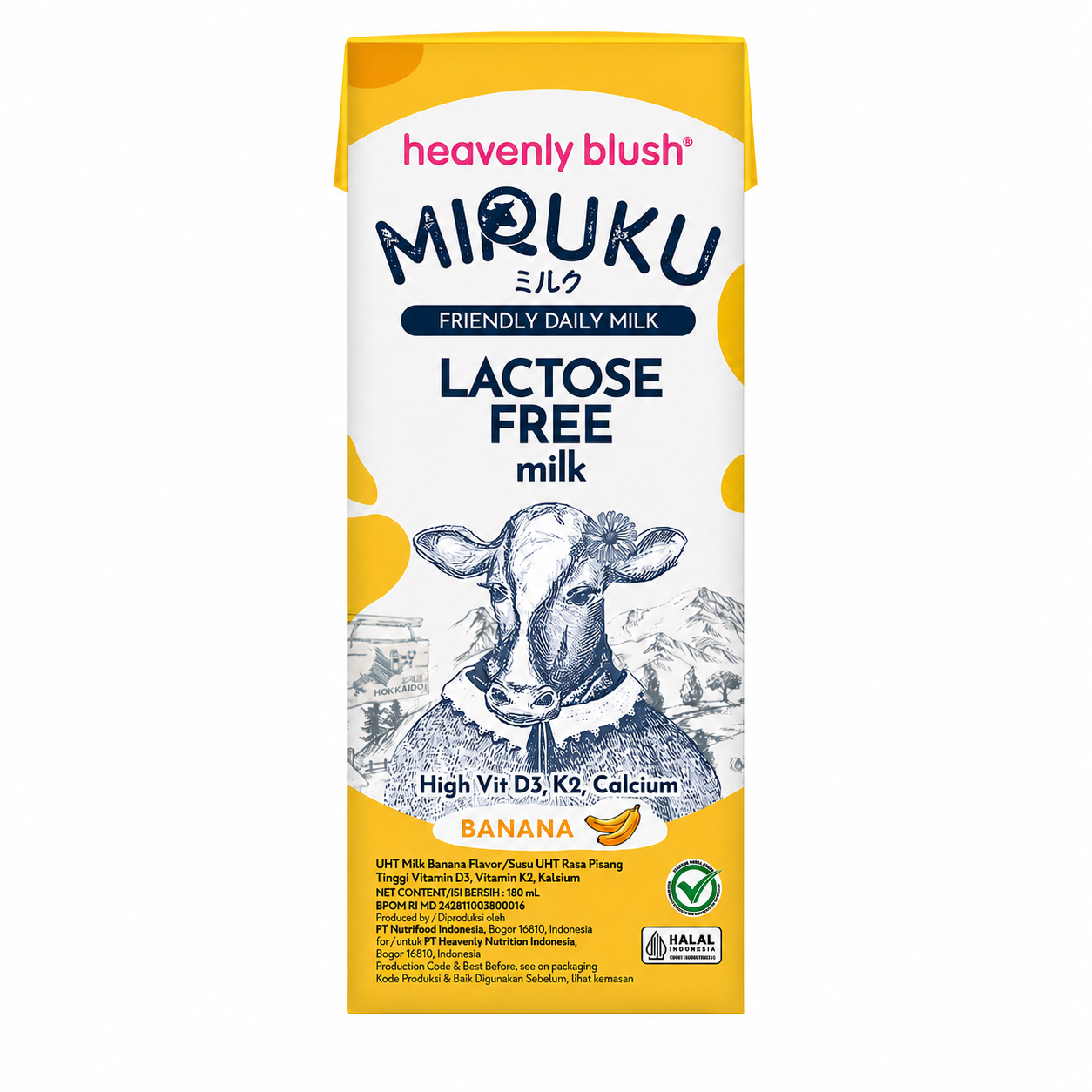 Miruku Lactose Free UHT Banana